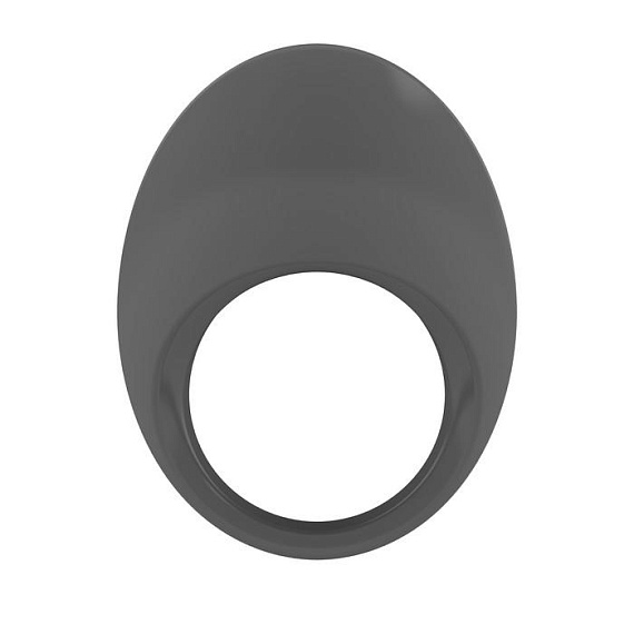 Серое эрекционное кольцо B11 с вибрацией OVO