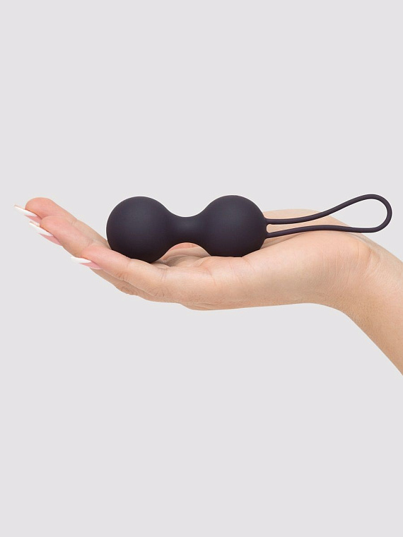 Черные, меняющие цвет вагинальные шарики Inner Goddess Colour-Changing Jiggle Balls 90g Fifty Shades of Grey