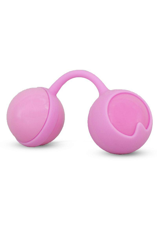 Розовые вагинальные шарики с вибрацией от Intimcat