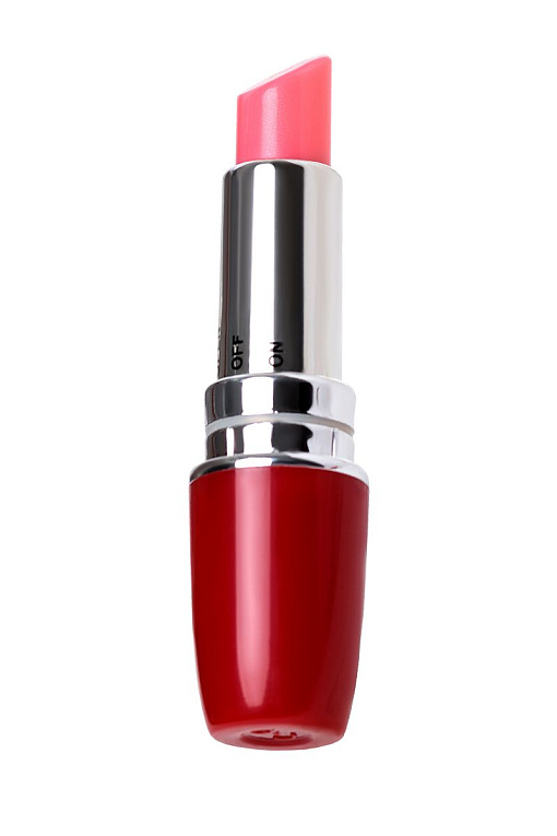 Красный мини-вибратор в форме губной помады Lipstick Vibe от Intimcat
