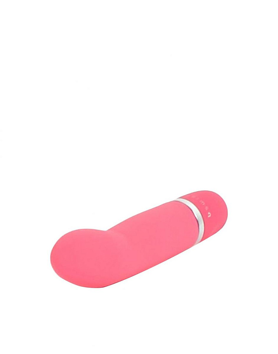 Розовый мини-вибратор Bcute Classic Curve - 10 см. - силикон