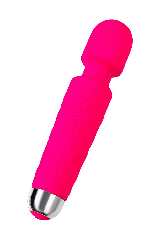 Розовый жезловый вибратор Peony - 20,5 см. ToyFa