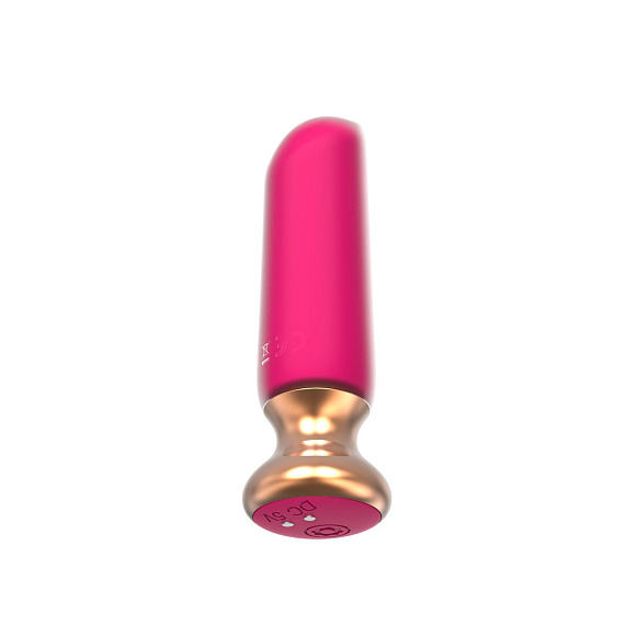 Розовый перезаряжаемый мини-вибратор - 12 см. - фото 9