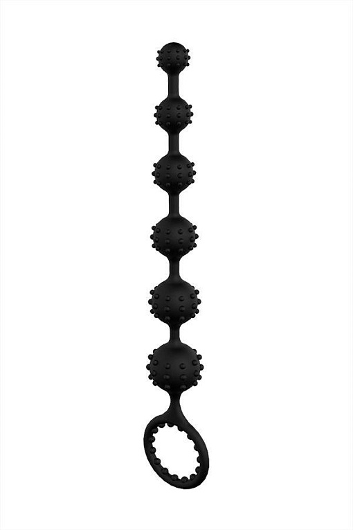 Чёрная анальная цепочка S-HANDE Toto - 22,6 см. от Intimcat