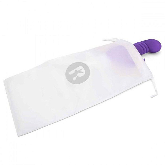 Фиолетовый массажер для G-точки Slim Shaft thrusting G-spot Rabbit - 23 см. - фото 5