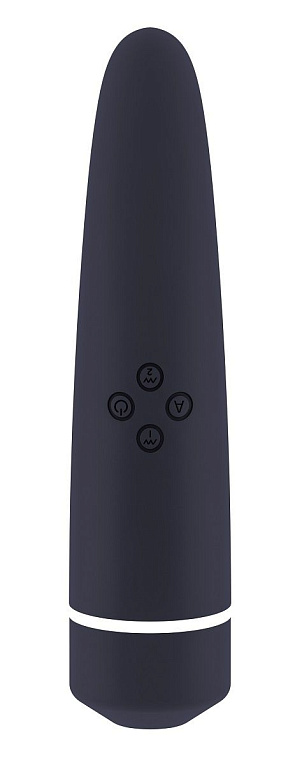 Чёрный вакуумный клиторальный вибромассажер Personal vibrator HIKY - анодированный пластик, силикон