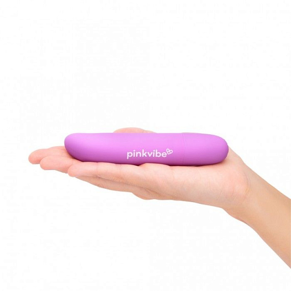 Фиолетовый вибромассажер Pink Vibe для стимуляции точки G и клитора - 12,2 см. от Intimcat
