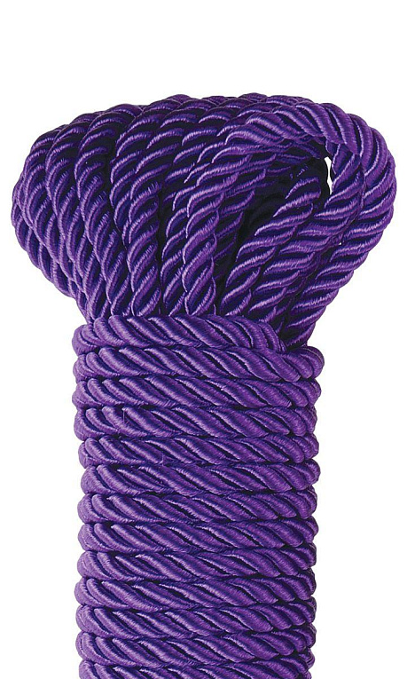Фиолетовая веревка для фиксации Deluxe Silky Rope - 9,75 м. от Intimcat