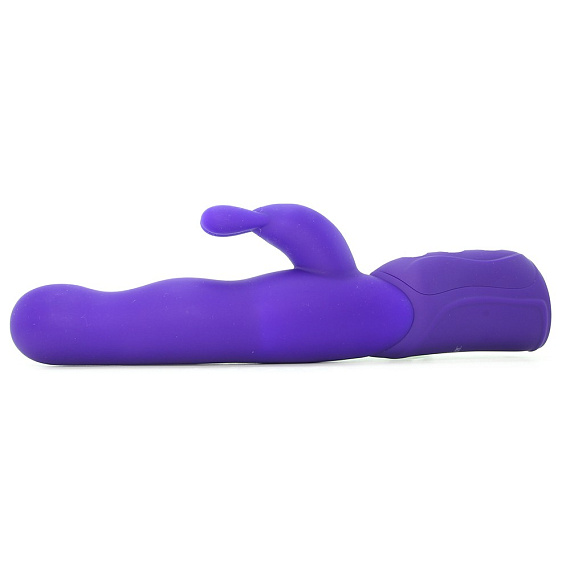 Фиолетовый хай-тек вибромассажер iVibe Select  iRabbit - 26 см. Doc Johnson