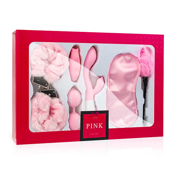 Набор I Love Pink Gift Box - силикон
