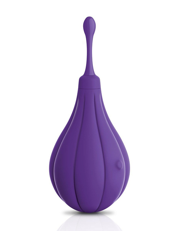 Фиолетовый вибростимулятор Focus Sonic Vibrator с 3 насадками