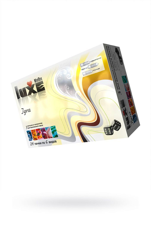 Презервативы Luxe Mini Box Игра - 1 блок (24 уп. по 3 шт. в каждой)