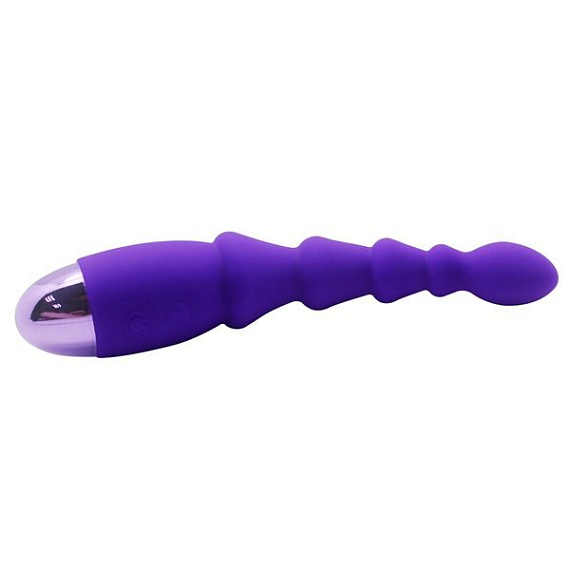 Фиолетовый анальный вибростимулятор Evil Teaser - 19,5 см. от Intimcat
