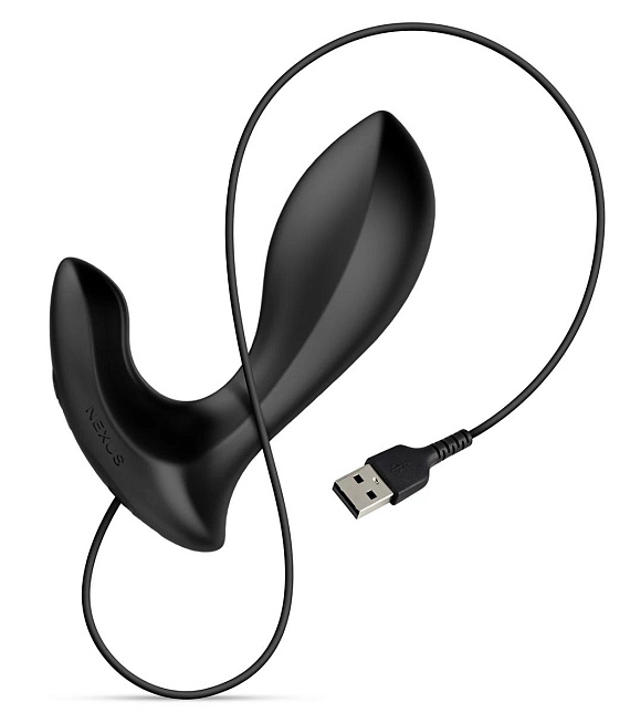 Черная анальная вибровтулка Nexus Duo Plug - 9,8 см. Nexus Range