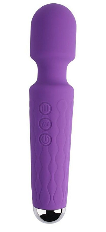 Фиолетовый жезловый вибратор Wacko Touch Massager - 20,3 см.