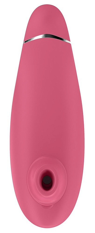 Розовый бесконтактный клиторальный стимулятор Womanizer Premium от Intimcat