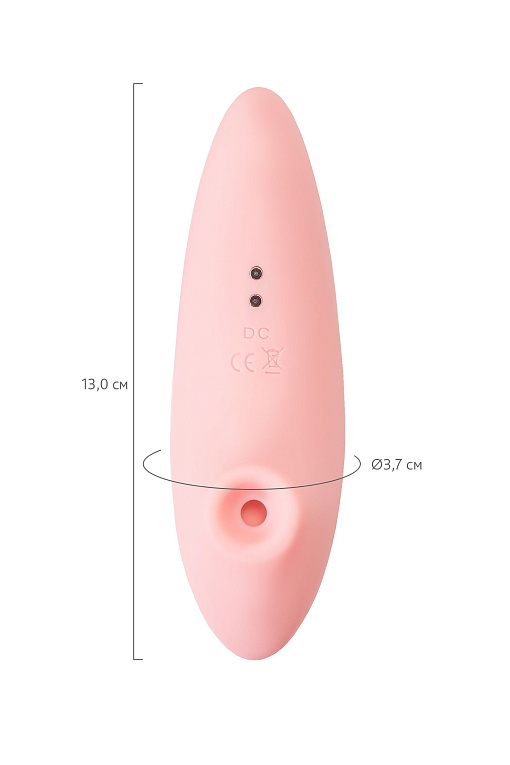 Розовый вакуумный стимулятор Lily - фото 8