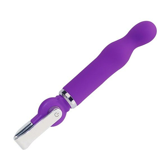 Фиолетовый вибратор ALICE 20-Function G-Spot Vibe - 18 см. - силикон