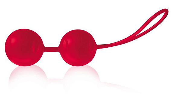 Красные вагинальные шарики Joyballs Trend - Silikomed