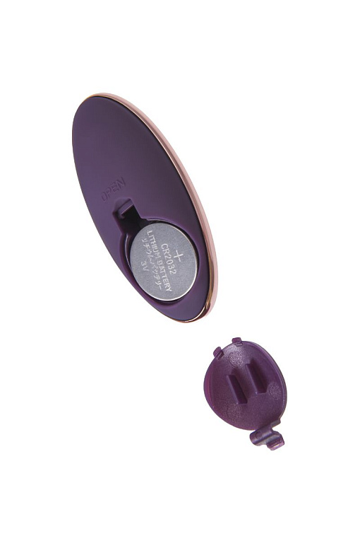Фиолетовое виброяйцо с имитацией фрикций Bumpy JOS
