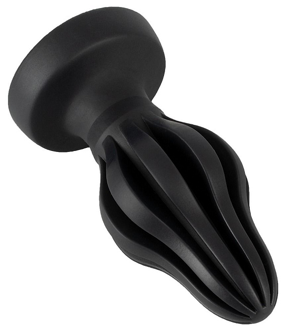 Черная анальная пробка Super Soft Butt Plug - 11,1 см. от Intimcat