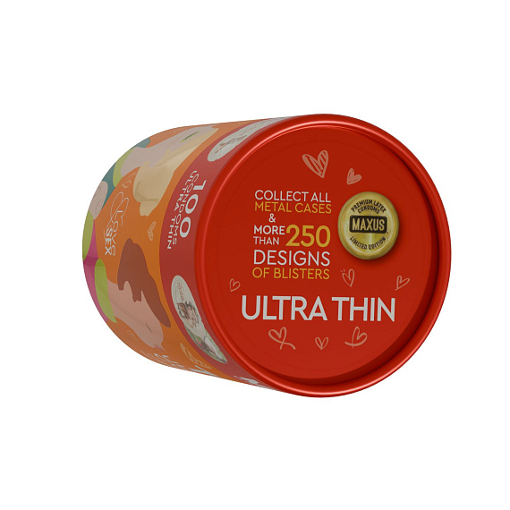 Ультратонкие презервативы Maxus Ultra Thin - 100 шт. - латекс