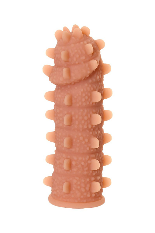 Насадка на фаллос с шипами и продолговатыми бугорками Extreme Sleeve 004 S-size - 12,7 см. от Intimcat