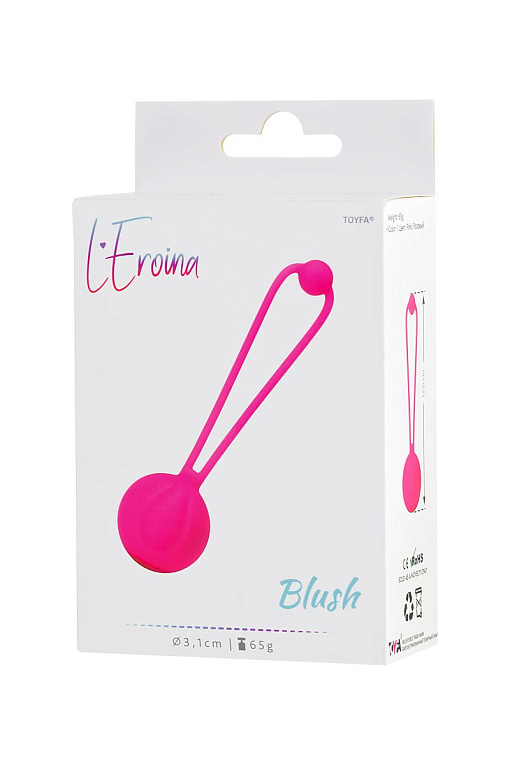 Розовый вагинальный шарик BLUSH ToyFa