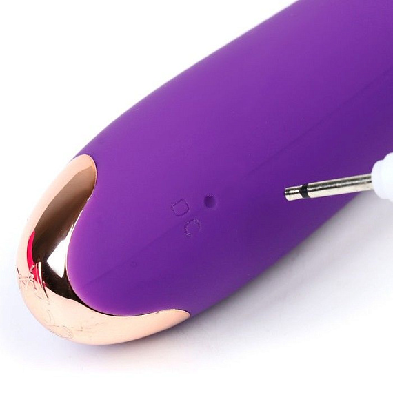Фиолетовый вибратор для стимуляции точки G - 22 см. - фото 6