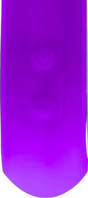 Фиолетовый вибратор-кролик Mrs. Jia - 20 см. Bradex