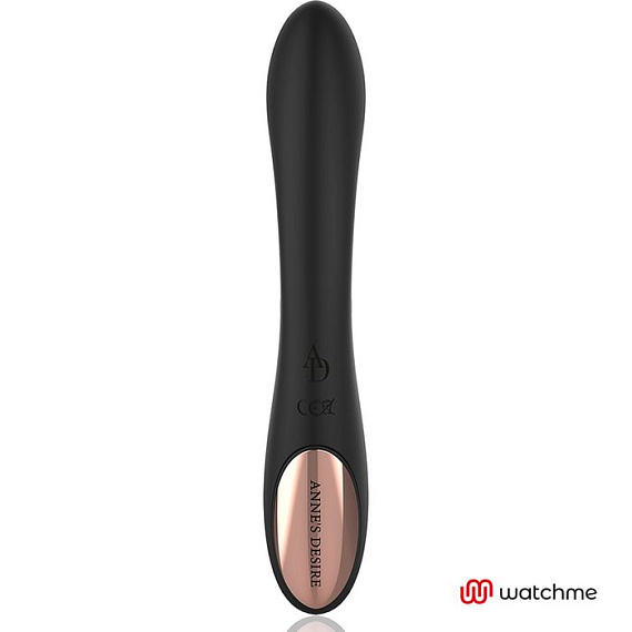 Черный вибратор с пультом-часами Anne s Desire Curve G-Spot Vibe Wireless Watchme - 20,5 см. - фото 5