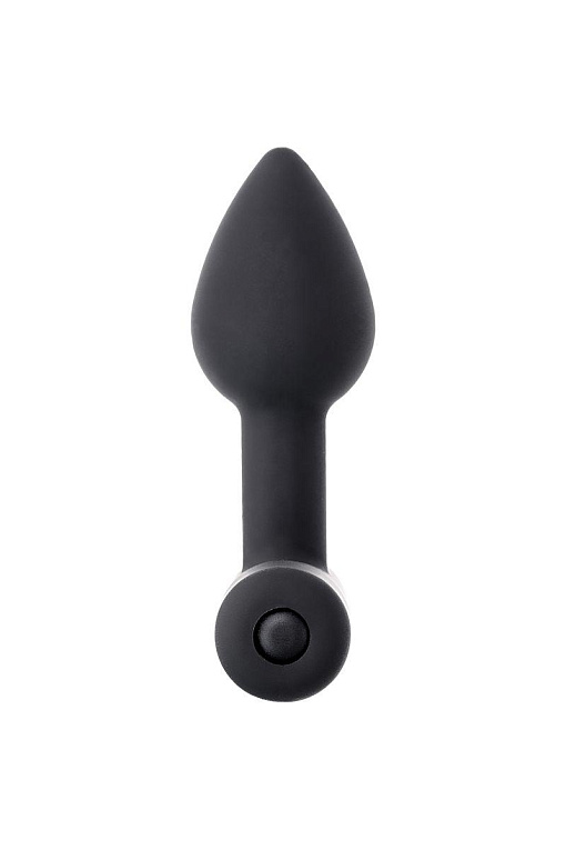 Чёрная анальная мини-вибровтулка Erotist Shaft - 7 см. от Intimcat