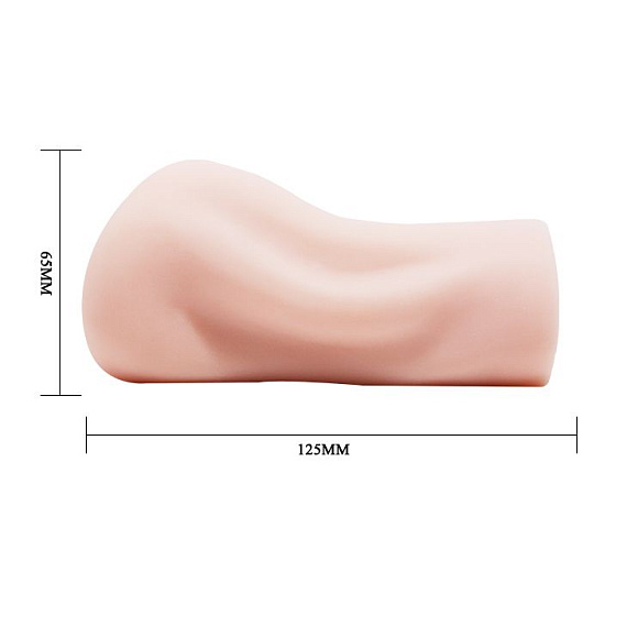 Компактный мастурбатор-вагина с эффектом смазки от Intimcat