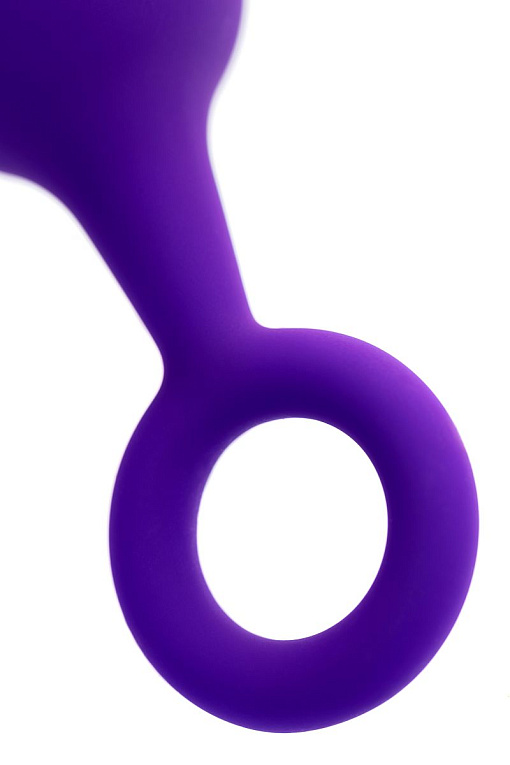 Фиолетовая анальная втулка с ограничительным колечком - 11,5 см. - фото 9