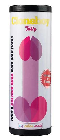 Набор для создания слепка пениса Cloneboy Tulip Hot Pink