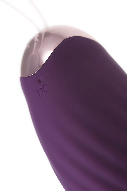 Фиолетовое виброяйцо с имитацией фрикций Bumpy - фото 9
