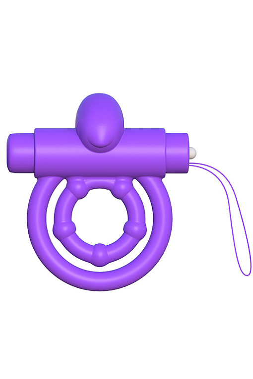 Эрекционное кольцо на пенис и мошонку с вибрацией Remote Control Rabbit Ring - фото 6