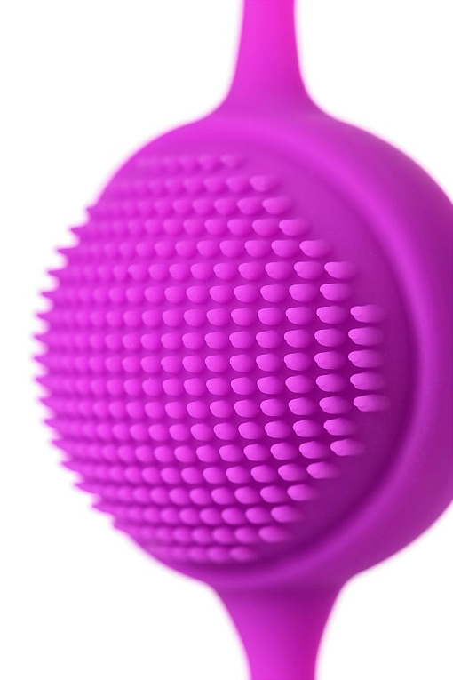 Фиолетовые вагинальные шарики с ресничками JOS NUBY - фото 9