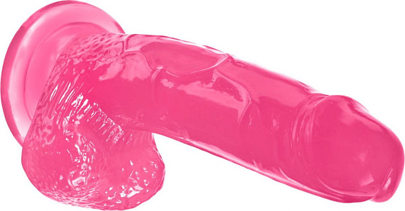 Розовый реалистичный фаллоимитатор Mr. Bold L - 18,5 см. - фото 6