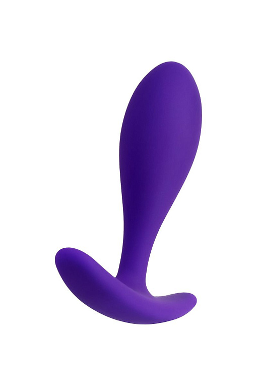 Фиолетовая анальная втулка Hub - 7,2 см. - силикон