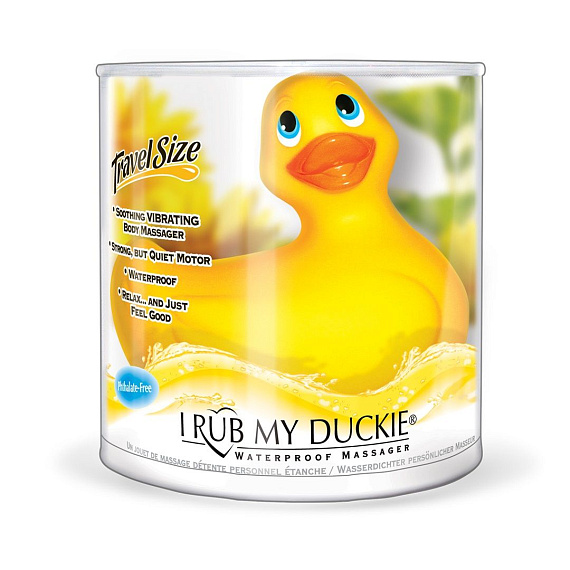 Жёлтый вибратор-утенок I Rub My Duckie малого размера - поливинилхлорид (ПВХ, PVC)