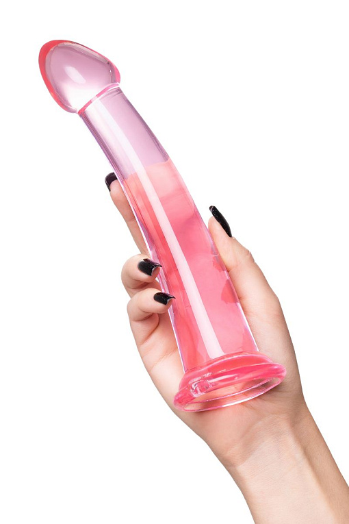 Розовый нереалистичный фаллоимитатор Jelly Dildo XL - 22 см. - фото 5