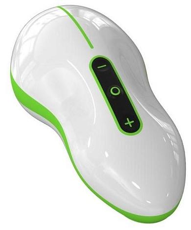 Бело-зеленый вибростимулятор Mouse