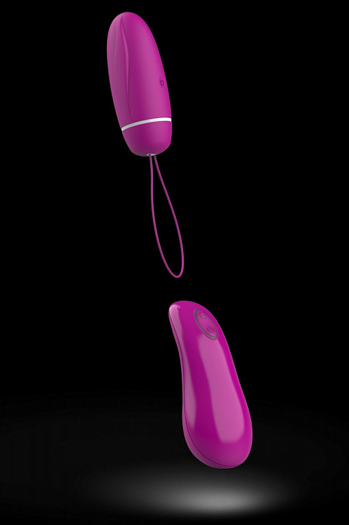 Ярко-розовое виброяйцо с пультом ДУ Bnaughty Deluxe Unleashed от Intimcat