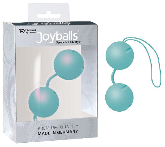 Вагинальные шарики цвета мяты Joyballs Trend - Silikomed