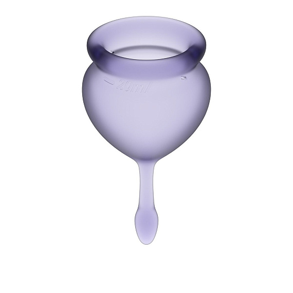 Набор фиолетовых менструальных чаш Feel good Menstrual Cup от Intimcat