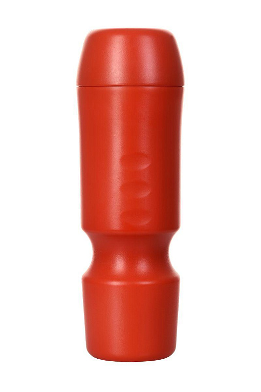 Мастурбатор-вагина A-Toys в красной колбе - термопластичный эластомер (TPE)