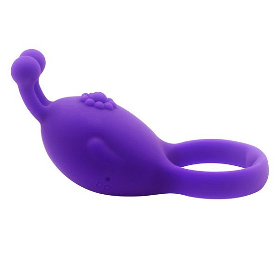 Фиолетовое виброкольцо на пенис Rascal - силикон