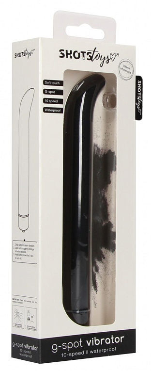 Черный компактный вибростимулятор G-Spot Vibrator - 16 см. от Intimcat