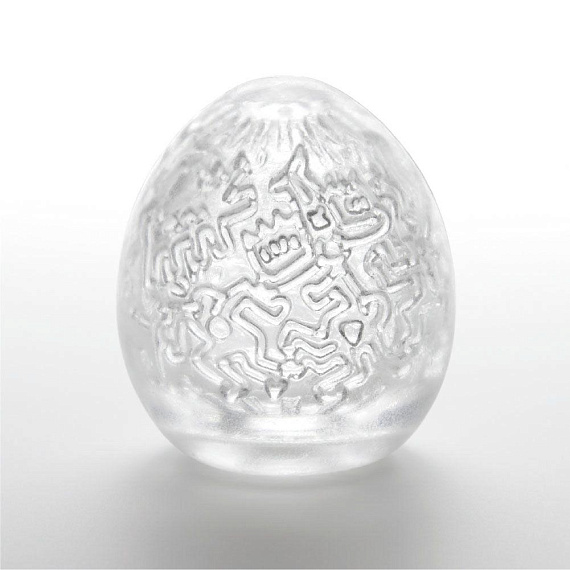 Мастурбатор-яйцо Keith Haring EGG PARTY - термопластичный эластомер (TPE)